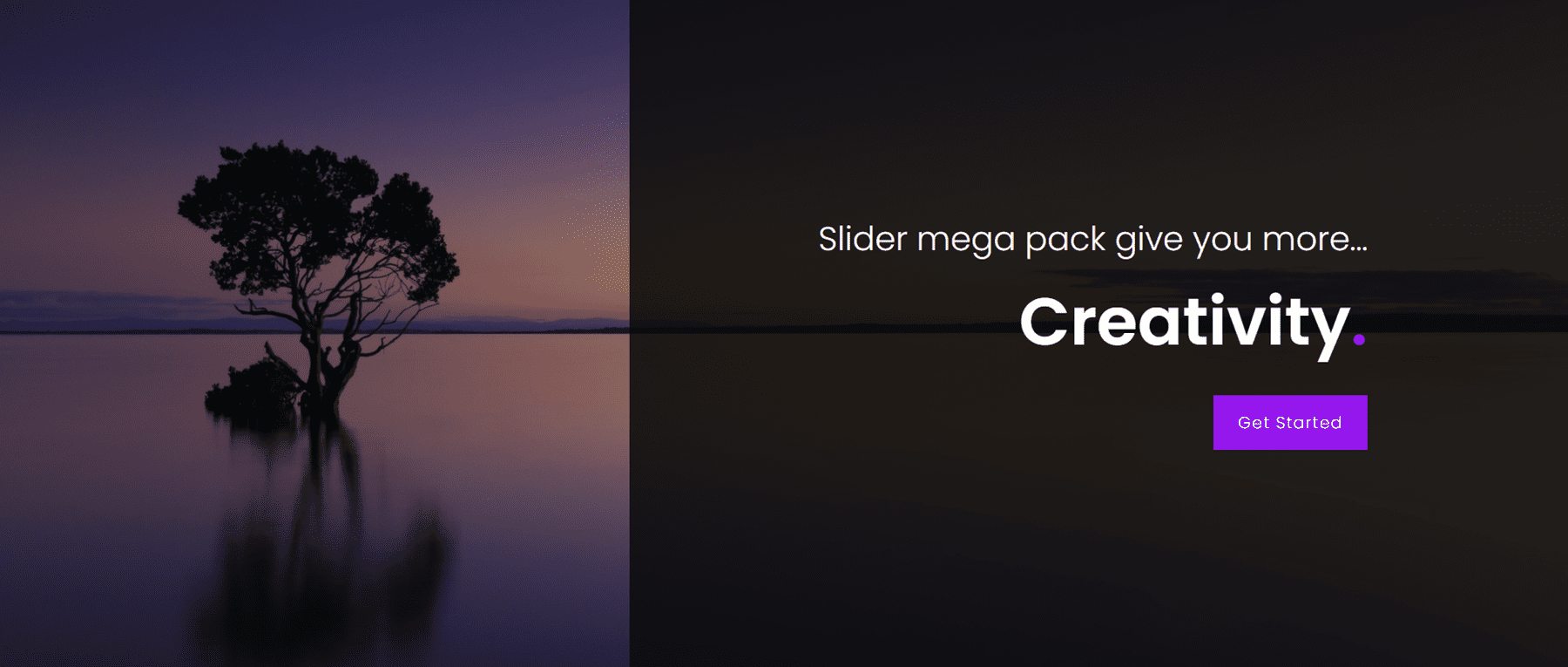 Divi 产品亮点滑块 Mega Pack 滑块布局 2