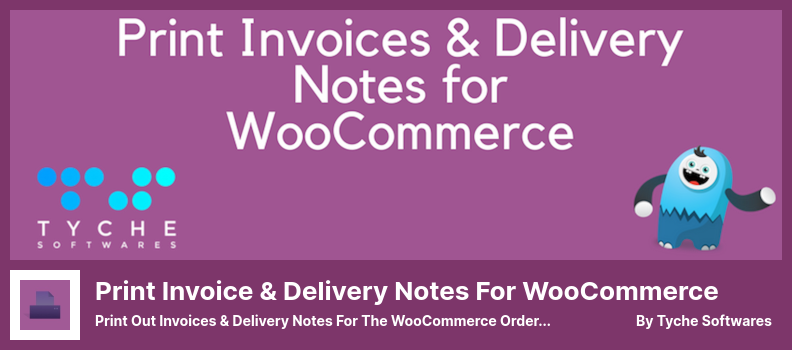 打印 WooCommerce 插件的發票和交貨單 - 打印 WooCommerce 訂單的發票和交貨單