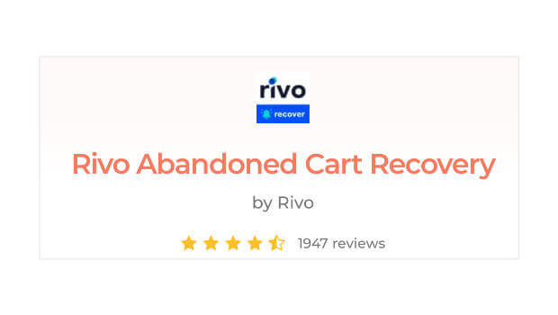Rivo 放棄されたカートの回復レビュー