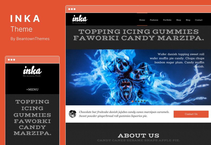 Tema INKA - Tema retro responsivo de WordPress