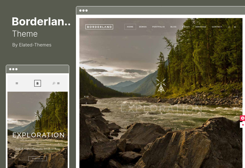 Tema Borderland - Tema multipropósito de WordPress Vintage