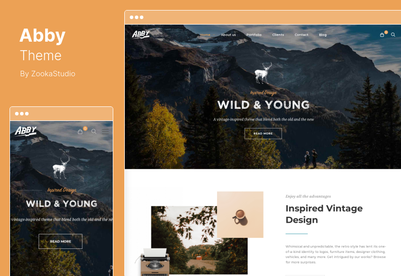 Abby Theme - Tema de WordPress multipropósito vintage