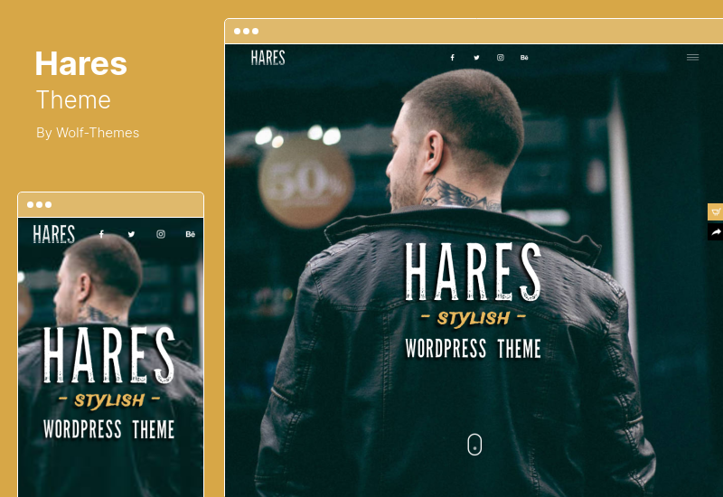 Hares Theme - Un elegante tema de WordPress