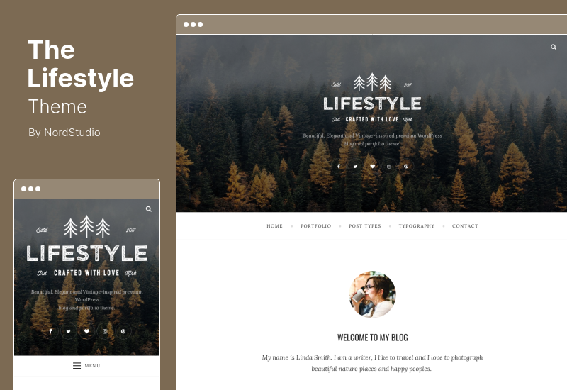 El tema de estilo de vida - Tema de WordPress para blog simple y vintage