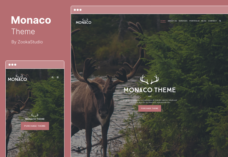 Tema de Mónaco - Tema de WordPress multiconcepto vintage