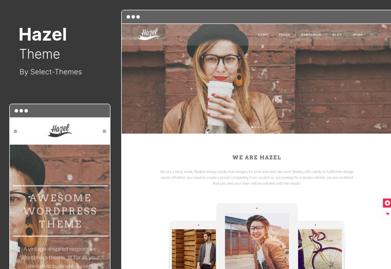 Tema Hazel - Tema creativo multiconcepto de WordPress