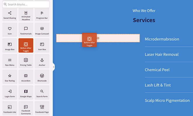 เพิ่มก่อนหลังสลับบล็อก WordPress