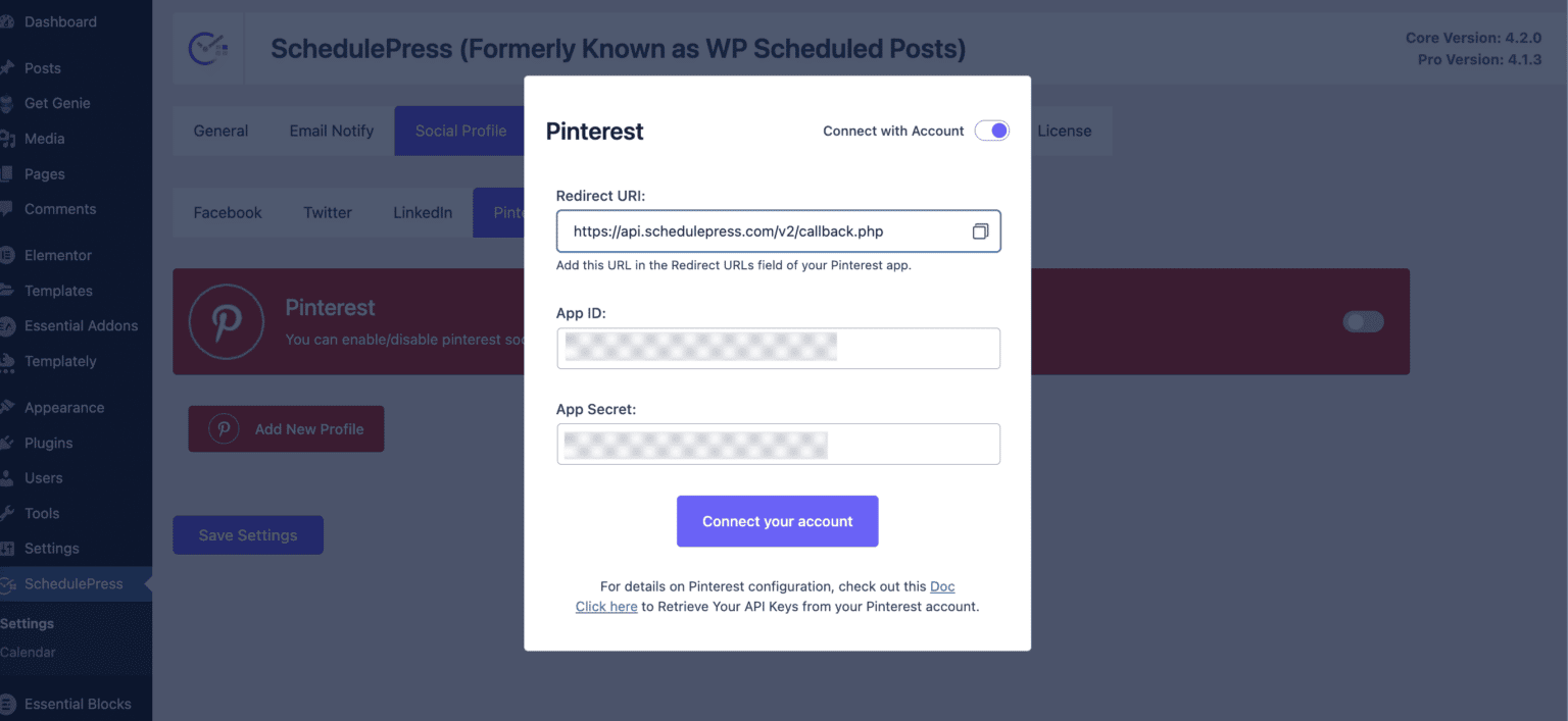 SchedulePress v4.2.0: تحسين المشاركة الاجتماعية التلقائية لـ WordPress مع Pinterest و LinkedIn 13 Social Sharing