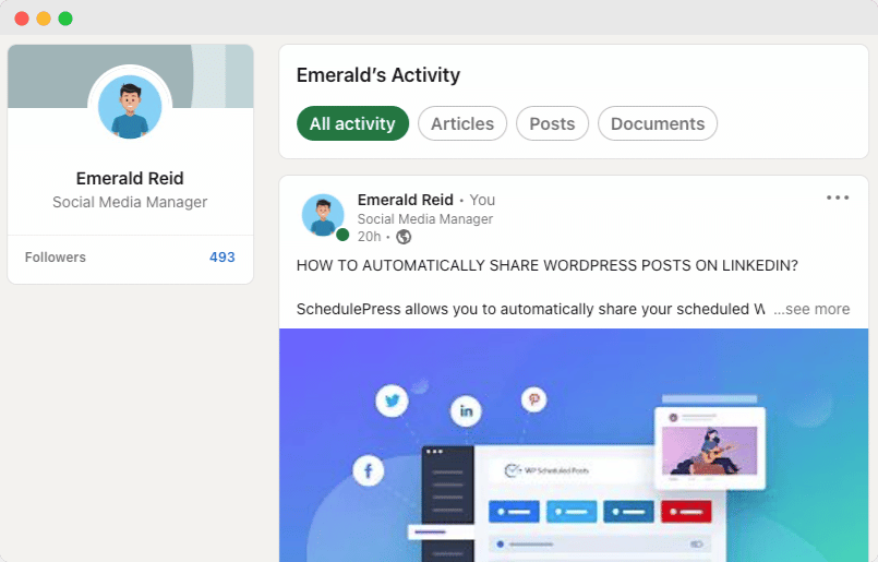 SchedulePress v4.2.0: تحسين المشاركة الاجتماعية التلقائية لـ WordPress مع Pinterest و LinkedIn 9 Social Sharing