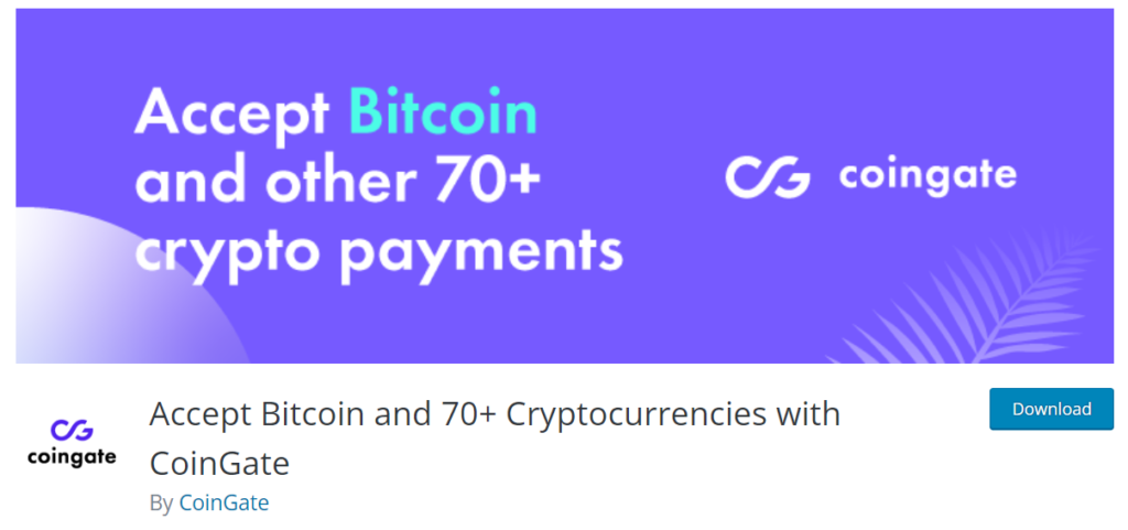 coingate - gateway di pagamento in criptovaluta per woocommerce