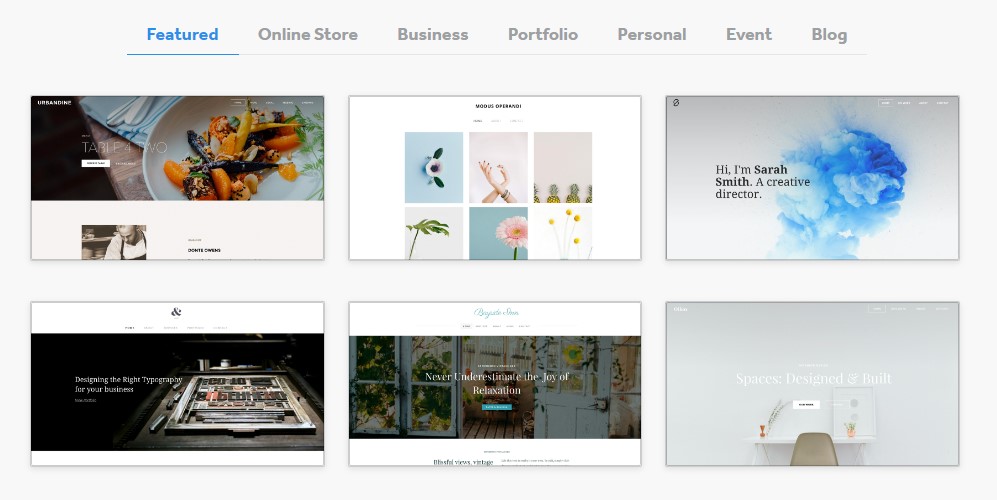 ثيمات Weebly