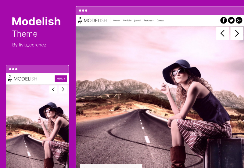Modelish Theme – Ein einzigartiges Fotografie-WordPress-Thema