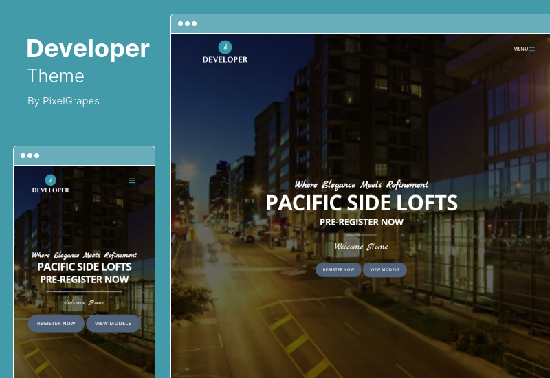 Entwickler-Theme – Erbauer, Auftragnehmer, Entwickler-WordPress-Thema