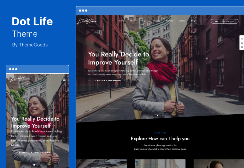 DotLife Teması - Koçluk Çevrimiçi Kursları WordPress Teması