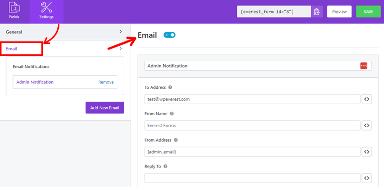e mail ayarları