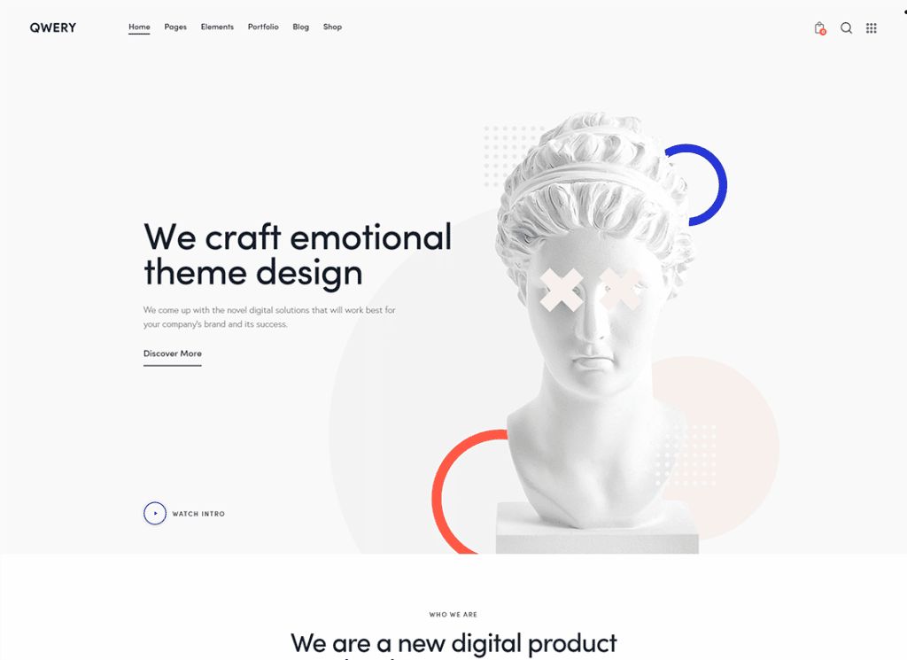 Qwery - ثيم WordPress & WooCommerce للأعمال متعدد الأغراض