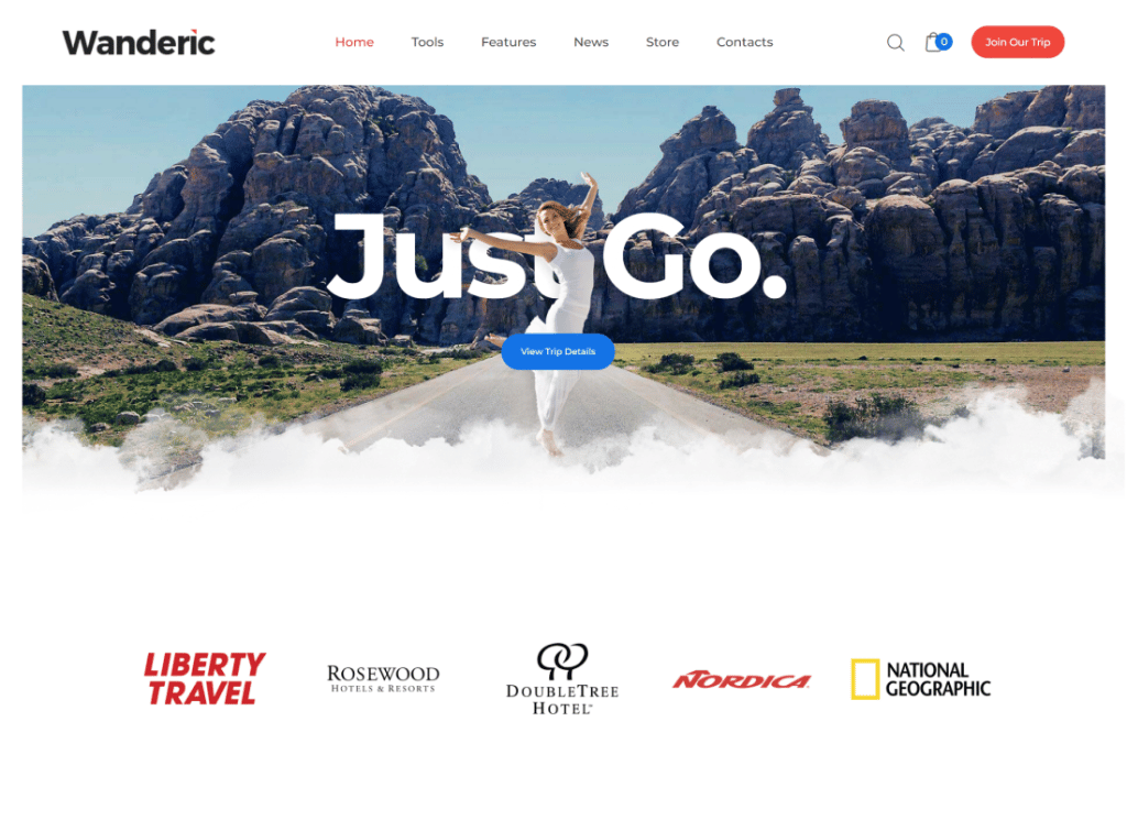 Wanderic - Seyahat Blogu ve Yaşam Tarzı WordPress Teması