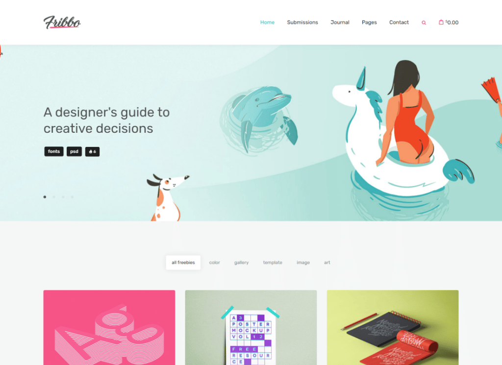 Fribbo - Ücretsiz Blog WordPress Teması