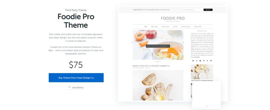 FoodiePro テーマ