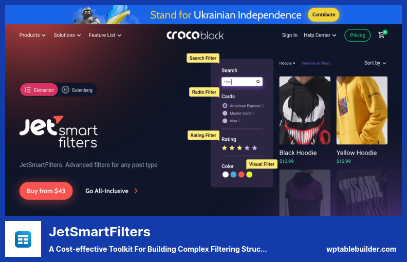 JetSmartFilters Eklentisi - Karmaşık Filtreleme Yapıları Oluşturmak için Uygun Maliyetli Bir Araç Takımı