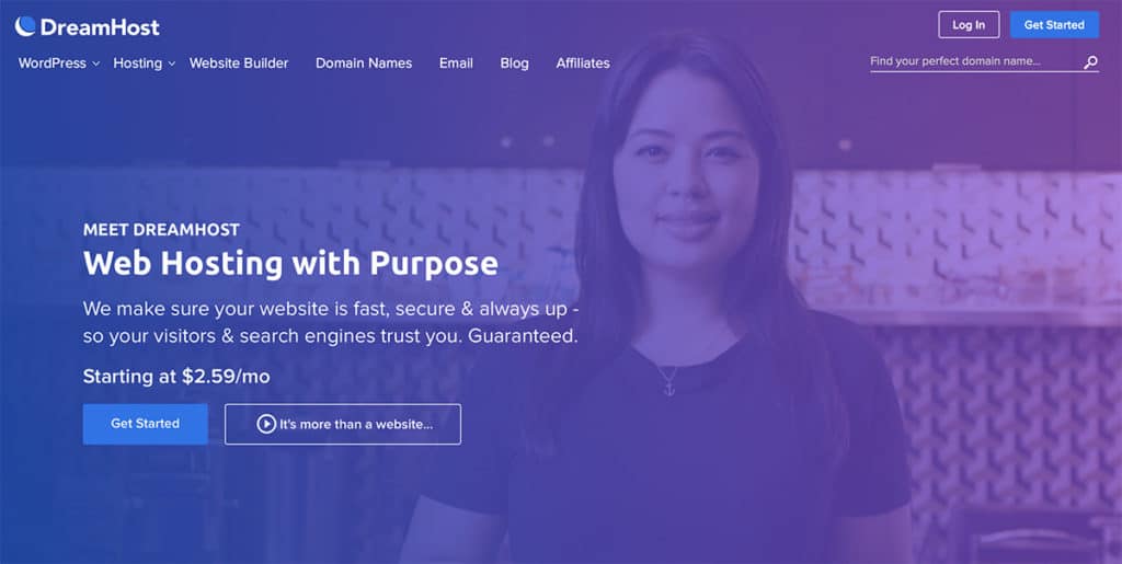 DreamHost Il miglior hosting WordPress economico