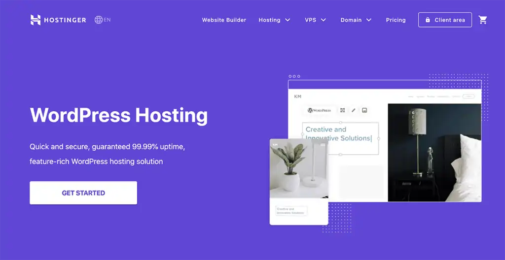 Hostinger miglior provider di hosting WordPress economico