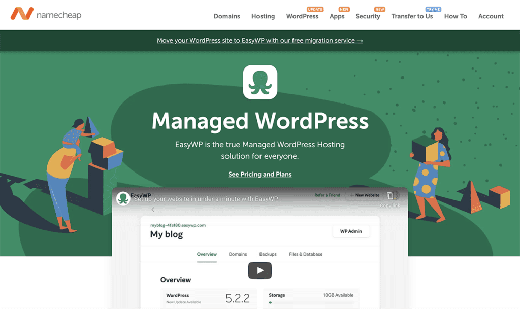 Namecheap il miglior provider di hosting WordPress economico