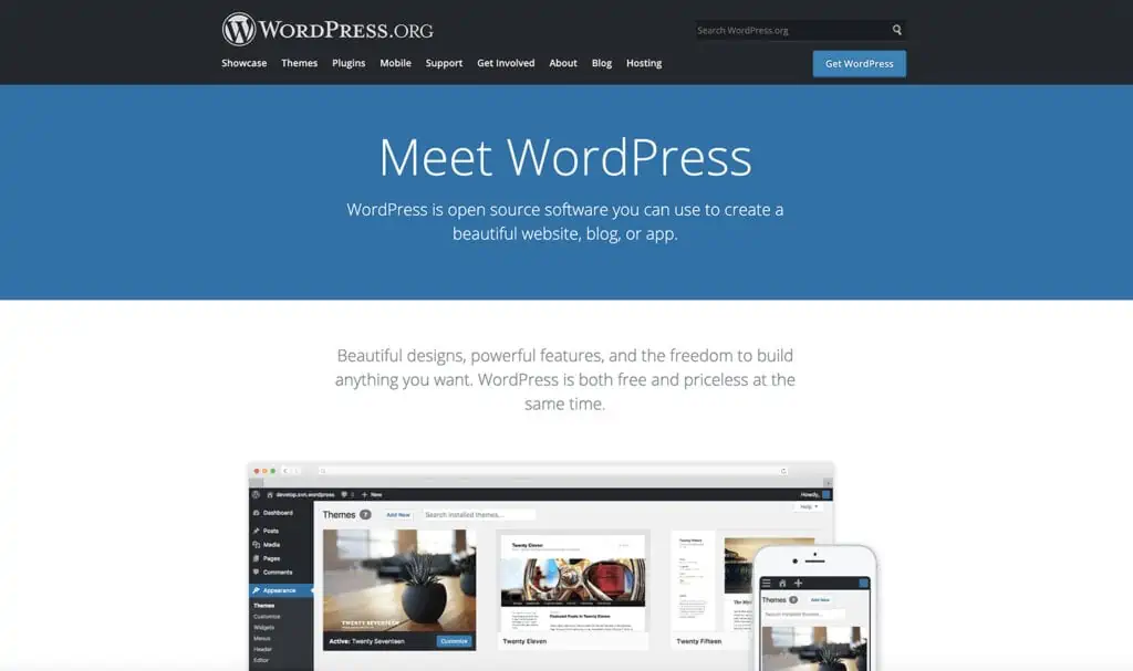 wordpress.org 最好的博客免費網站