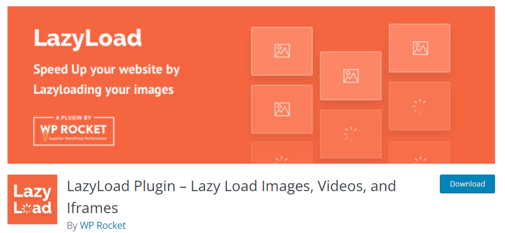 Lazy Load oleh spanduk plugin WP Rocket