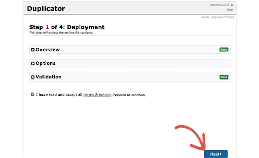duplikator- Przenieś witrynę WordPress