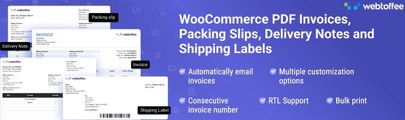 WooCommerce Shipping Label의 기본 버전