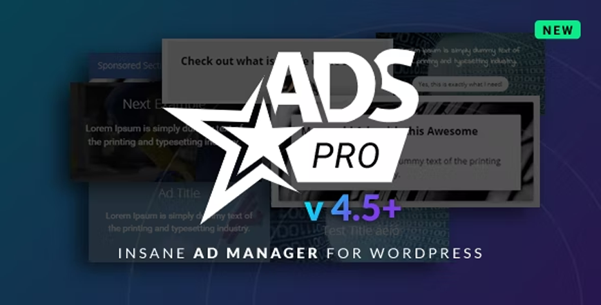 WordPress 광고 관리 플러그인