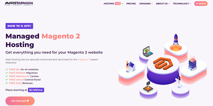 HostArmada-Magento-호스팅