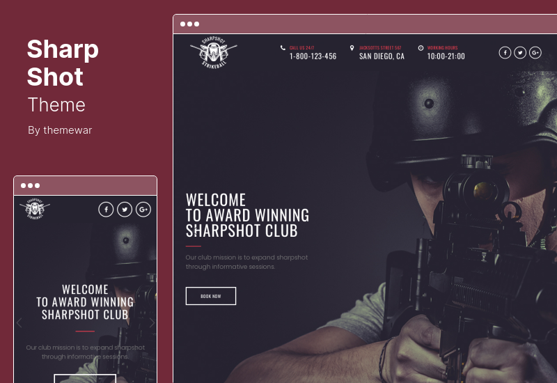 SharpShot Theme - 响应式 WordPress 主题