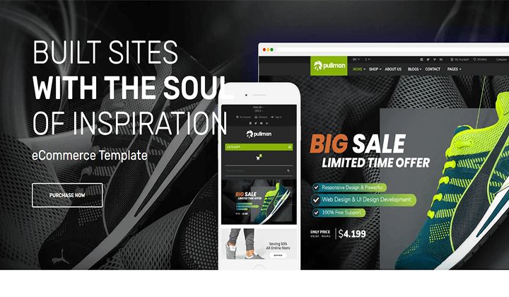 8+ migliori temi WordPress del negozio di scarpe 2022 5 pullman 21
