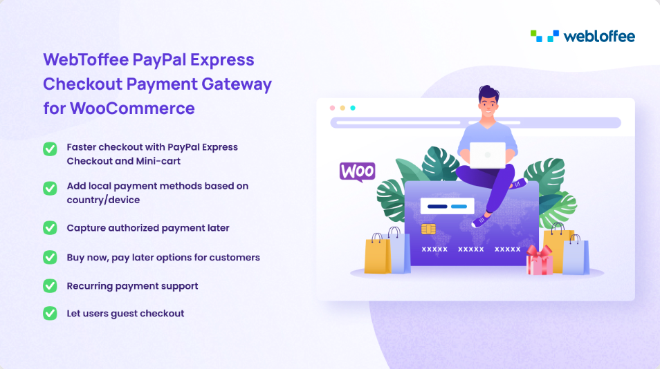 WooCommerce용 WebToffee PayPal Express Checkout 결제 게이트웨이 프리미엄 버전