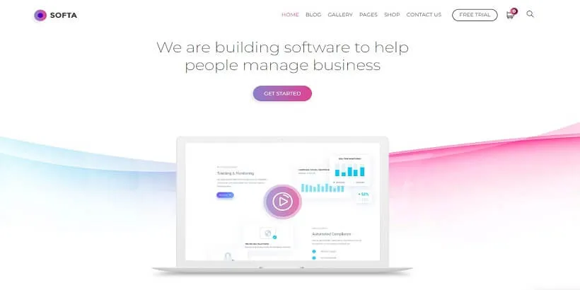 Softa-Terbaik-Premium-Saas-WordPress-Tema