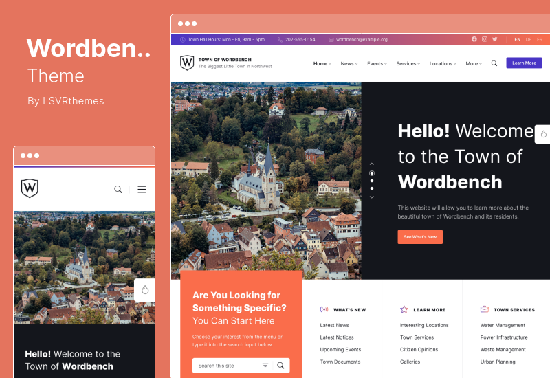 Motyw Wordbench — motyw WordPress dla gmin i samorządów
