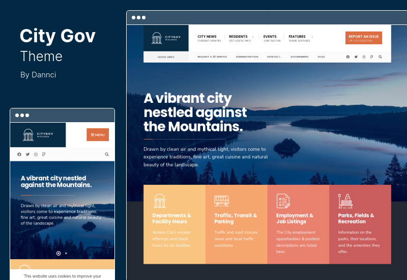 Motyw CityGov — motyw WordPress dla samorządu miejskiego i gminy