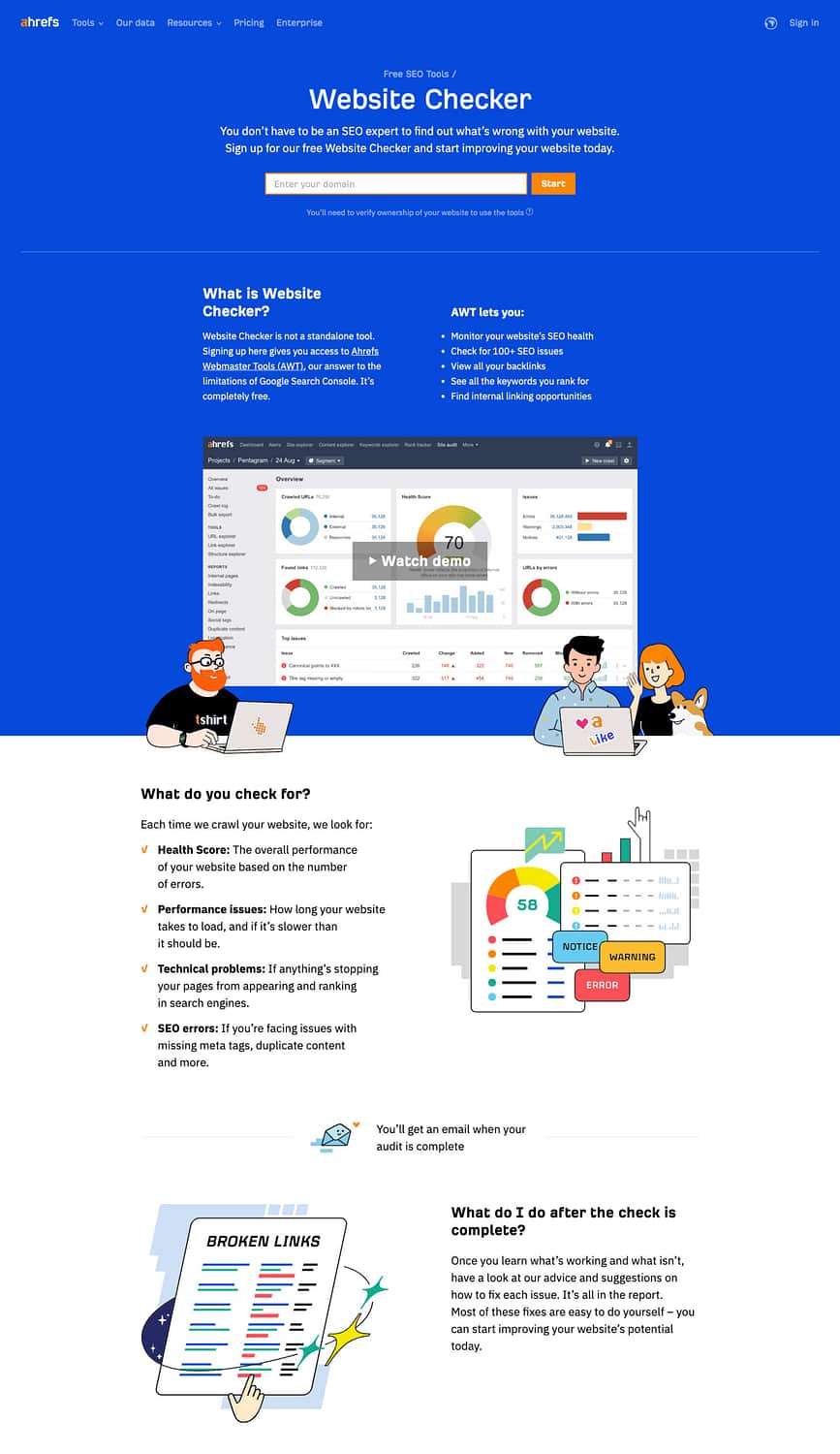 如何使用 AHREFS 网站流量检查器免费选项测量网站流量