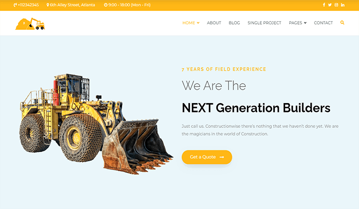 10+ Tema WordPress Manufaktur dan Industri Terbaik di 2022 5 Manufacturing and Industrial WordPress Themes