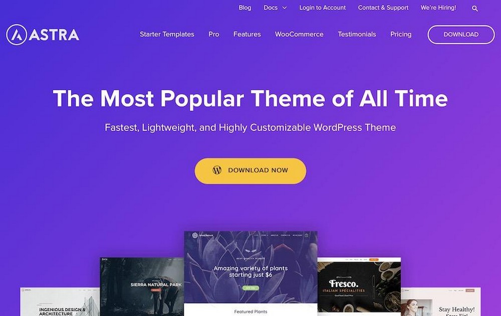 Thème WordPress Astra