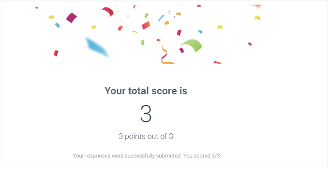 Montrer le score à vos apprenants