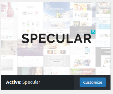 miniatură a temei speculare