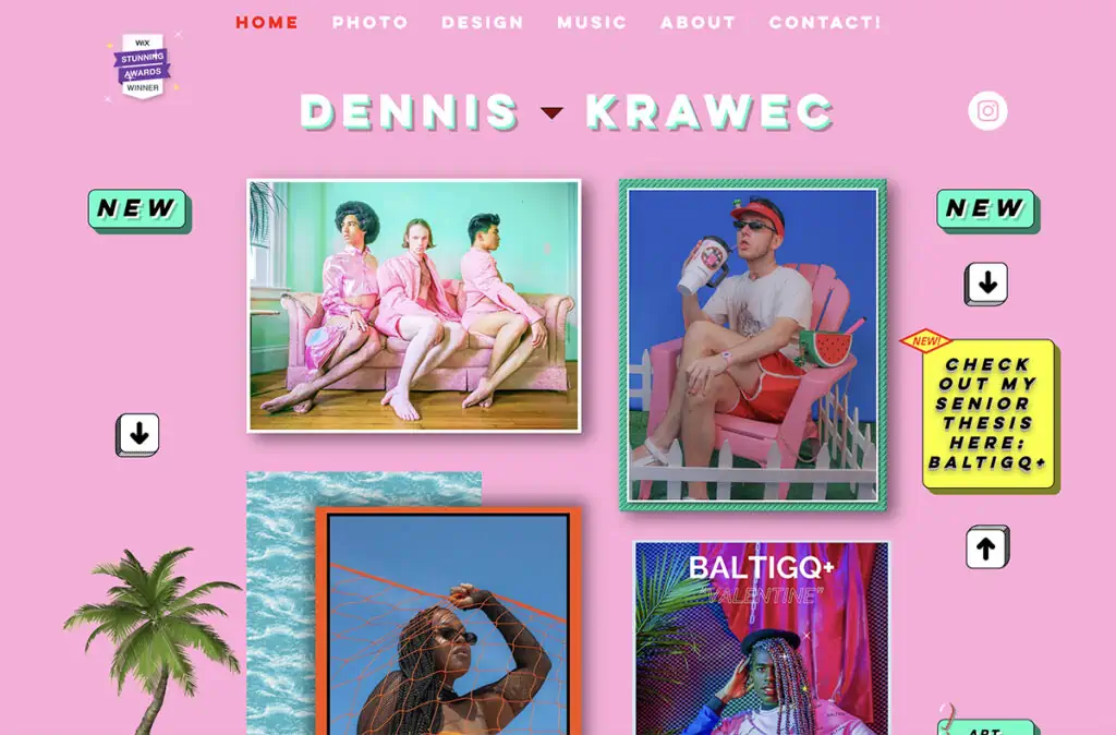 Dennis Krawec adalah seorang desainer berbasis di Brooklyn yang mengkhususkan diri dalam desain grafis, pengarah seni, fotografi, video, dan produksi musik.