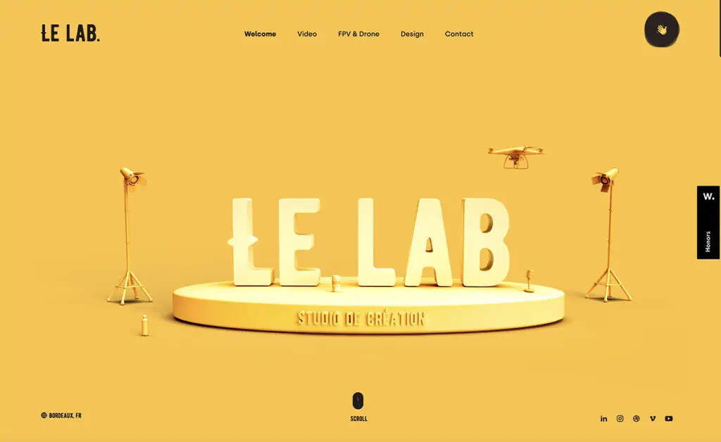 Le lab studio multidisiplin adalah situs bootstrap yang indah dan menginspirasi, dengan navigasi yang sangat mudah dan lancar.