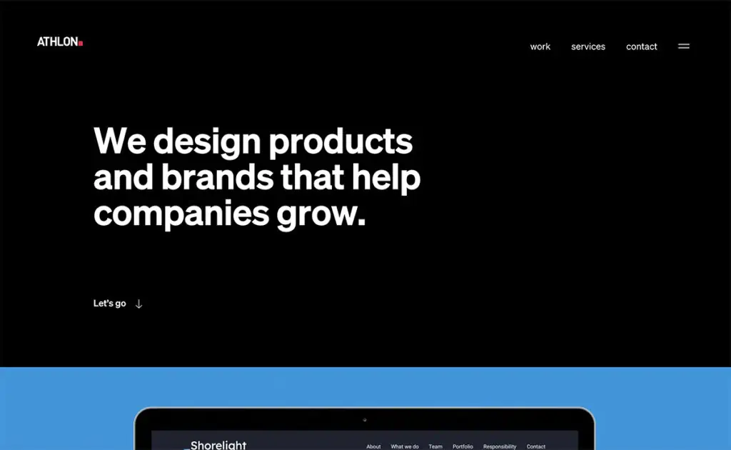 Athlon adalah studio desain global dengan situs bootstrap yang sangat interaktif, Anda dapat mengambil beberapa orisinalitas inovatif.