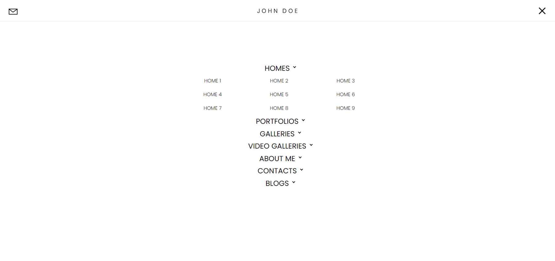 Header Portofolio Fotografi Divi