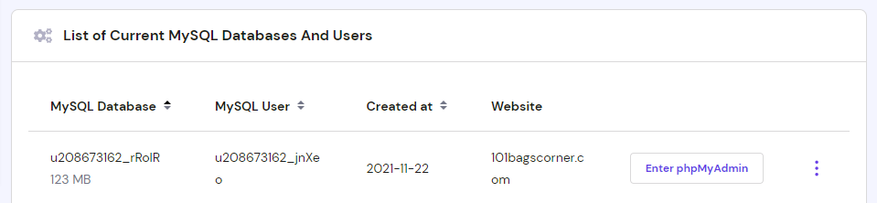 управлять базой данных mysql