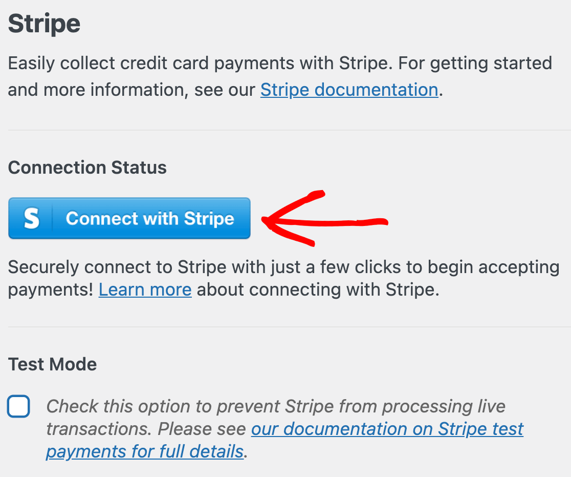 Connect With Stripe